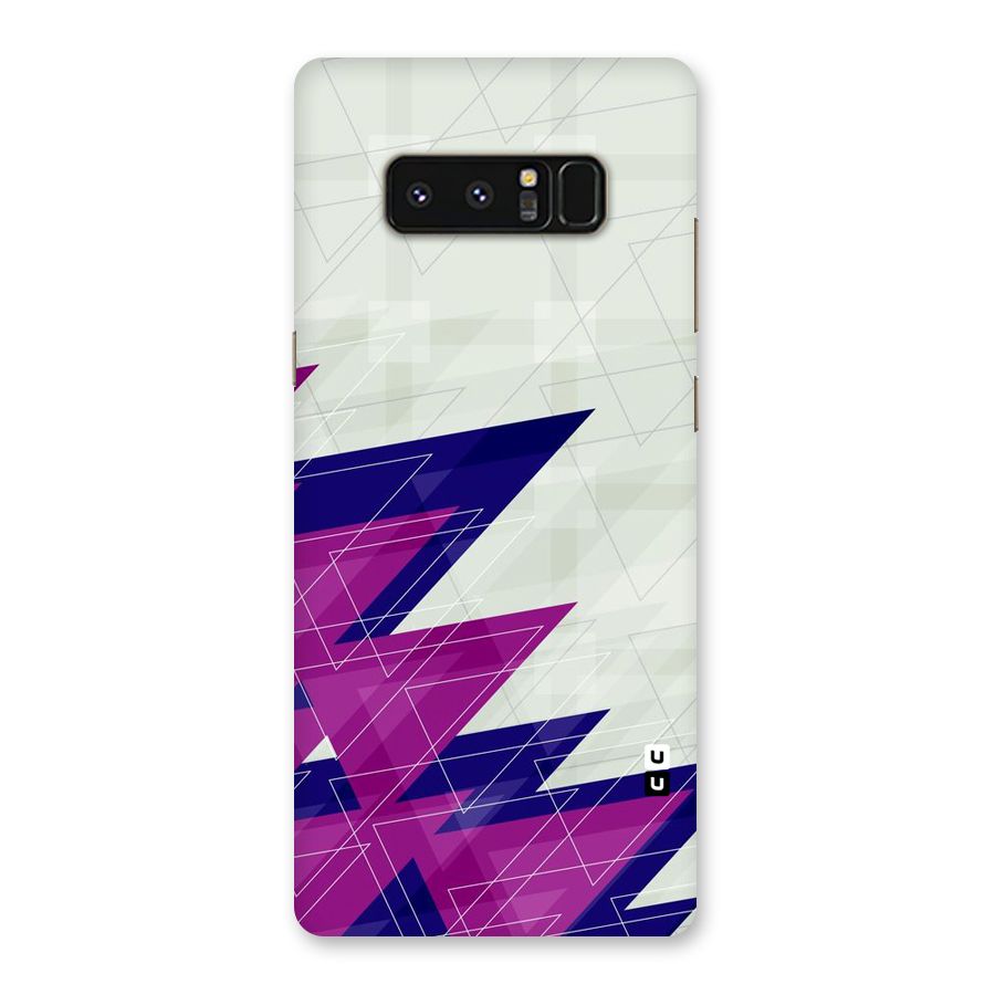 Sharp Abstract Design Back Case for Galaxy Note 8