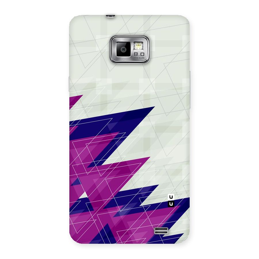 Sharp Abstract Design Back Case for Galaxy S2