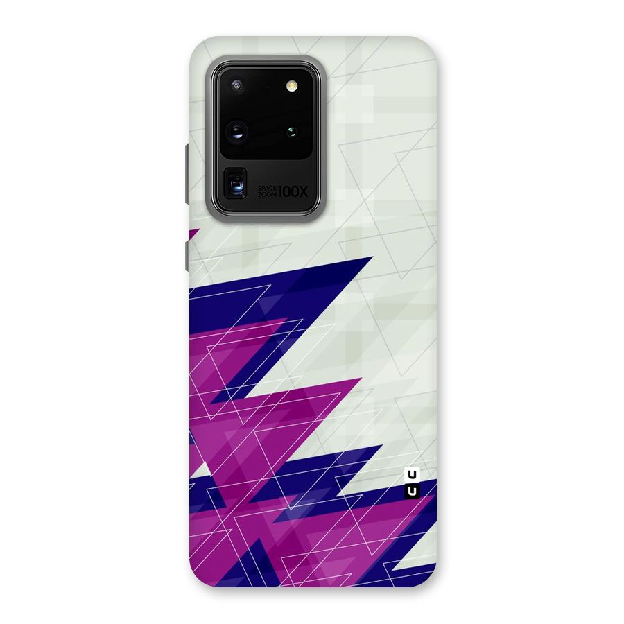 Sharp Abstract Design Back Case for Galaxy S20 Ultra