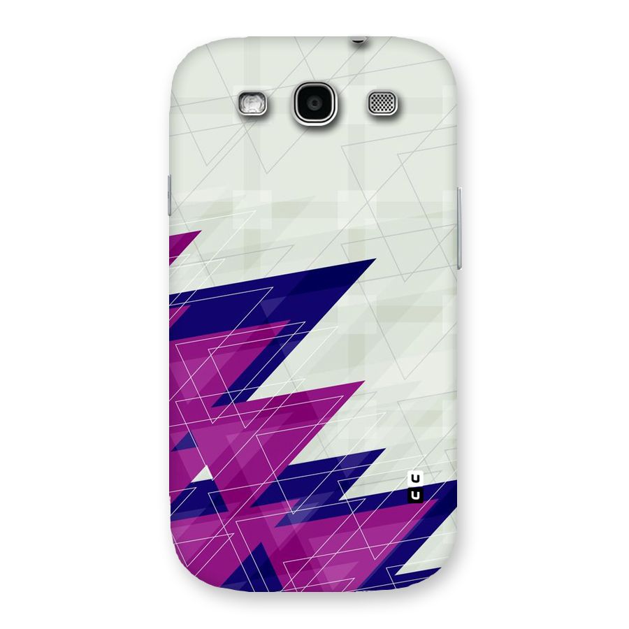 Sharp Abstract Design Back Case for Galaxy S3