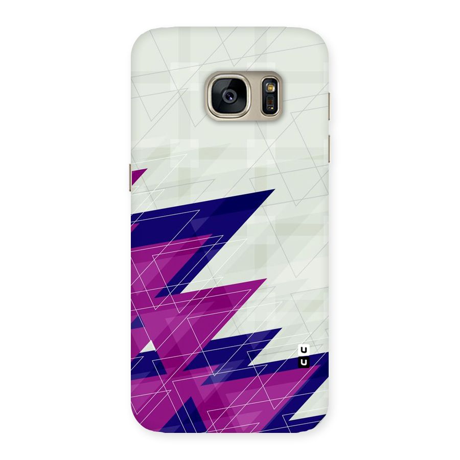 Sharp Abstract Design Back Case for Galaxy S7