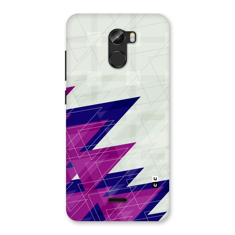 Sharp Abstract Design Back Case for Gionee X1