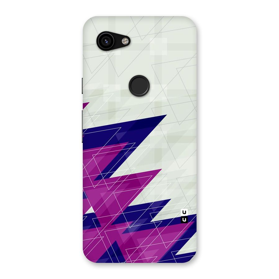Sharp Abstract Design Back Case for Google Pixel 3a