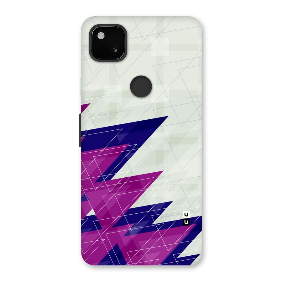 Sharp Abstract Design Back Case for Google Pixel 4a