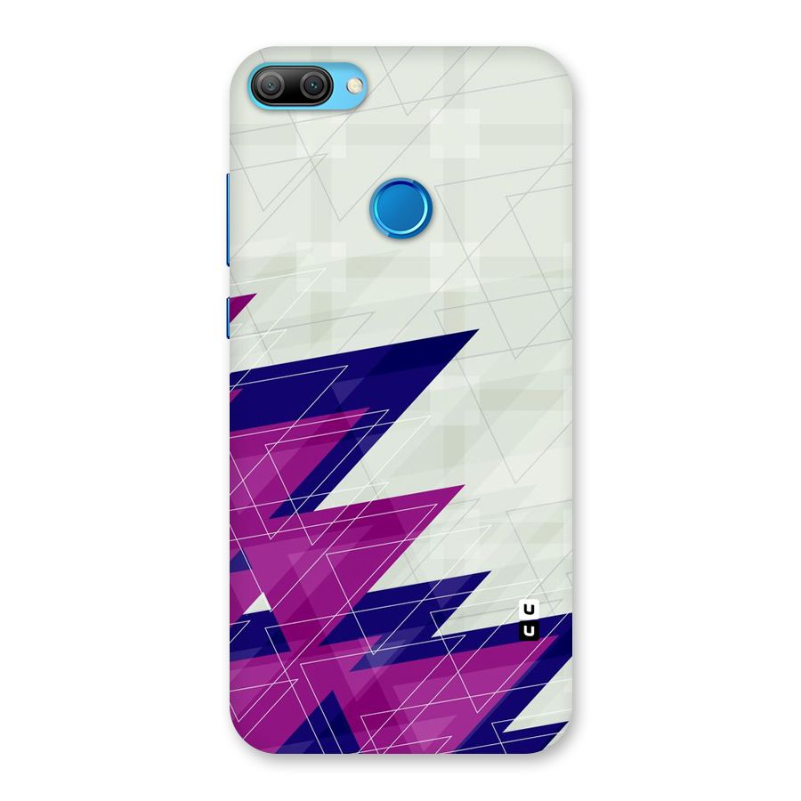 Sharp Abstract Design Back Case for Honor 9N