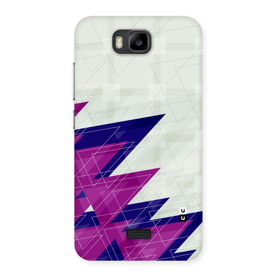 Sharp Abstract Design Back Case for Honor Bee