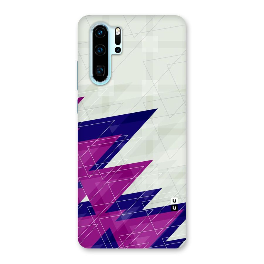 Sharp Abstract Design Back Case for Huawei P30 Pro