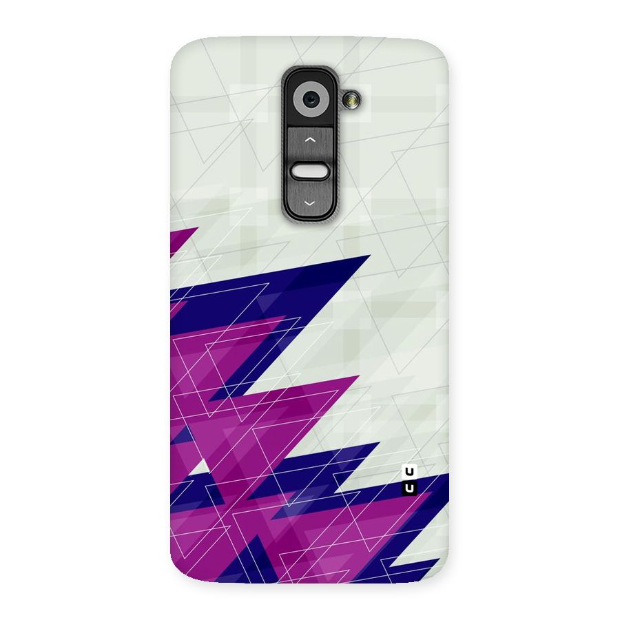 Sharp Abstract Design Back Case for LG G2