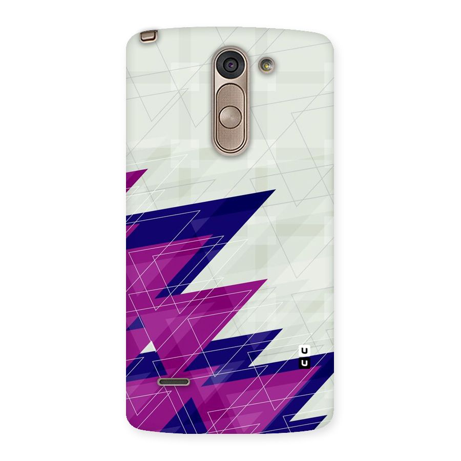 Sharp Abstract Design Back Case for LG G3 Stylus