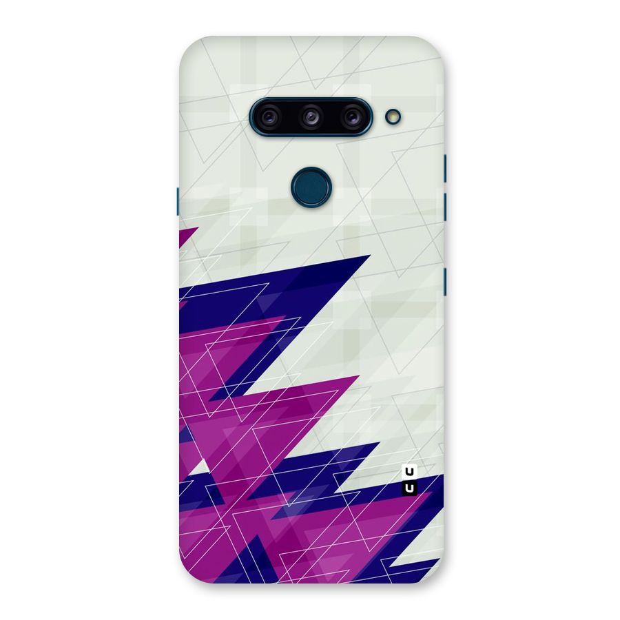 Sharp Abstract Design Back Case for LG  V40 ThinQ