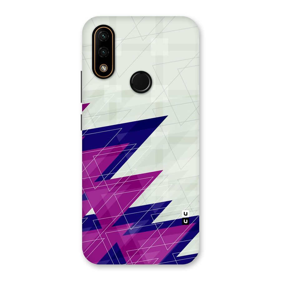 Sharp Abstract Design Back Case for Lenovo A6 Note