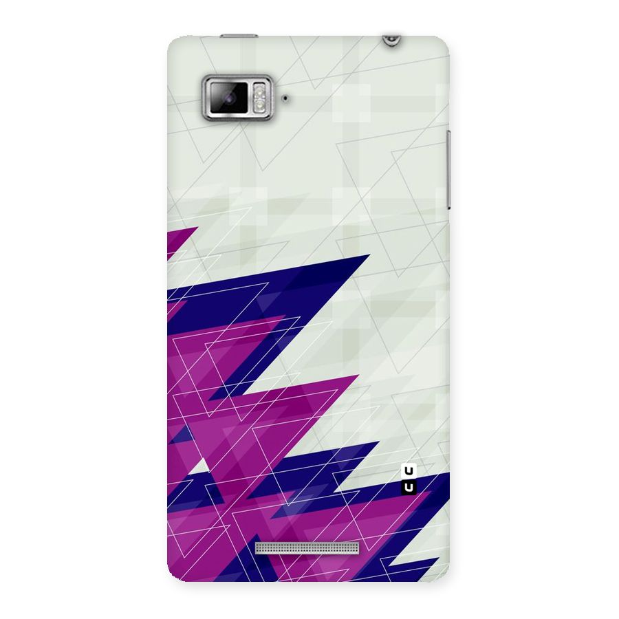 Sharp Abstract Design Back Case for Lenovo Vibe Z K910