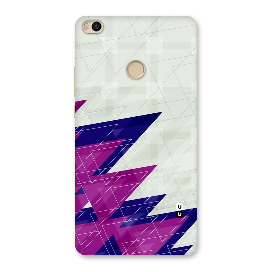 Sharp Abstract Design Back Case for Mi Max 2
