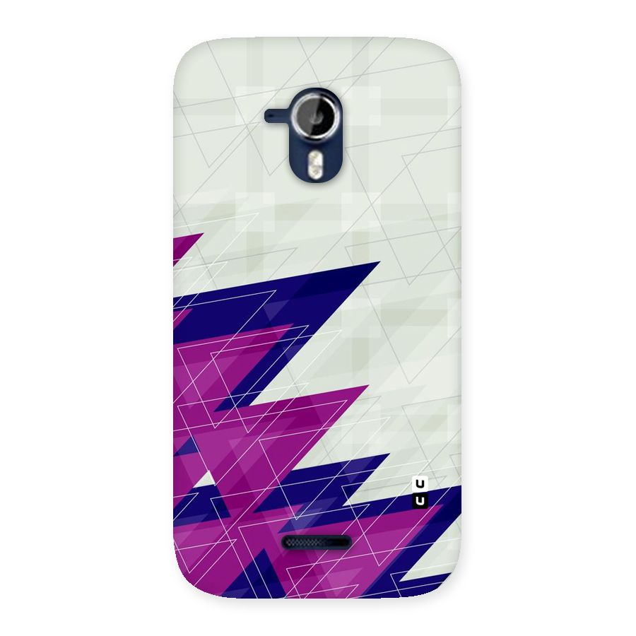 Sharp Abstract Design Back Case for Micromax Canvas Magnus A117