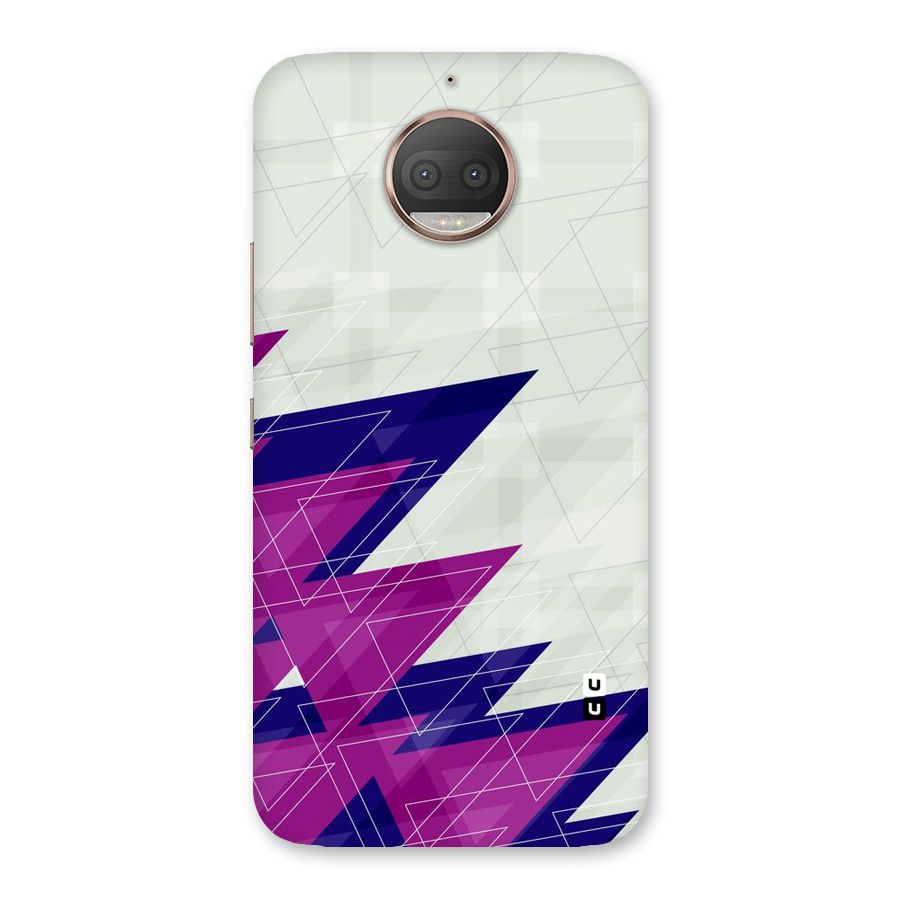 Sharp Abstract Design Back Case for Moto G5s Plus