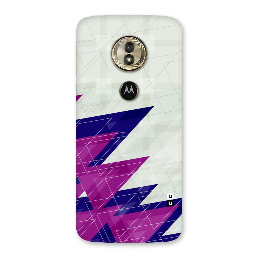 Sharp Abstract Design Back Case for Moto G6 Play