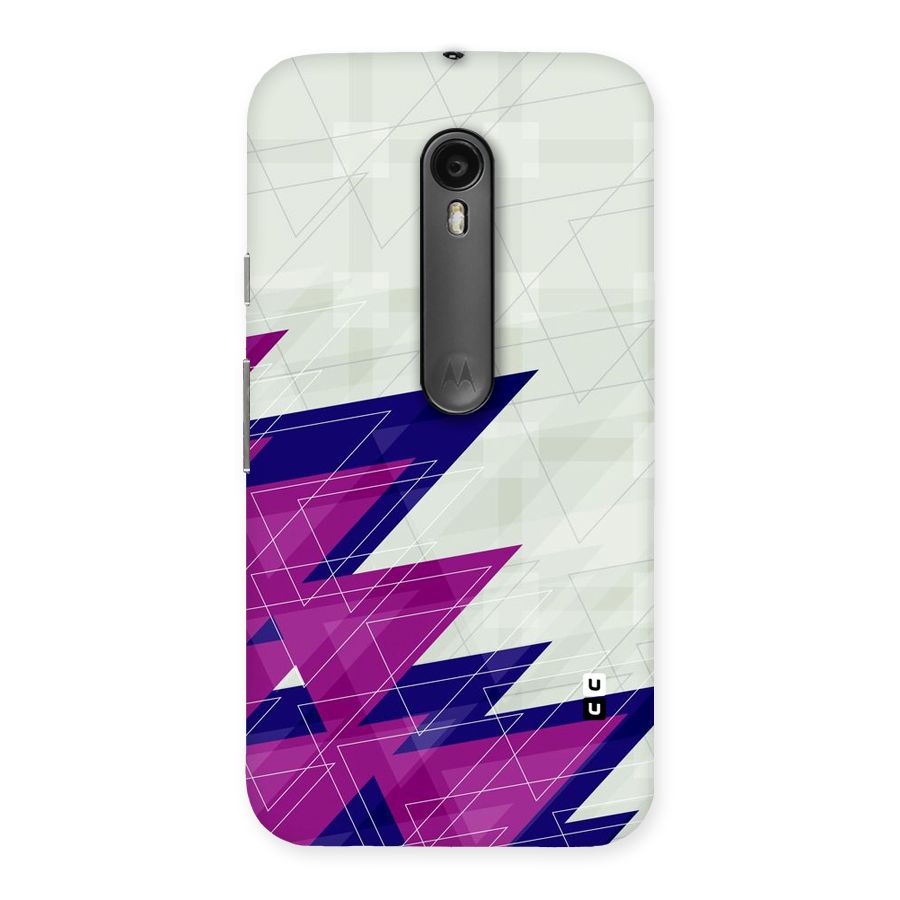 Sharp Abstract Design Back Case for Moto G Turbo