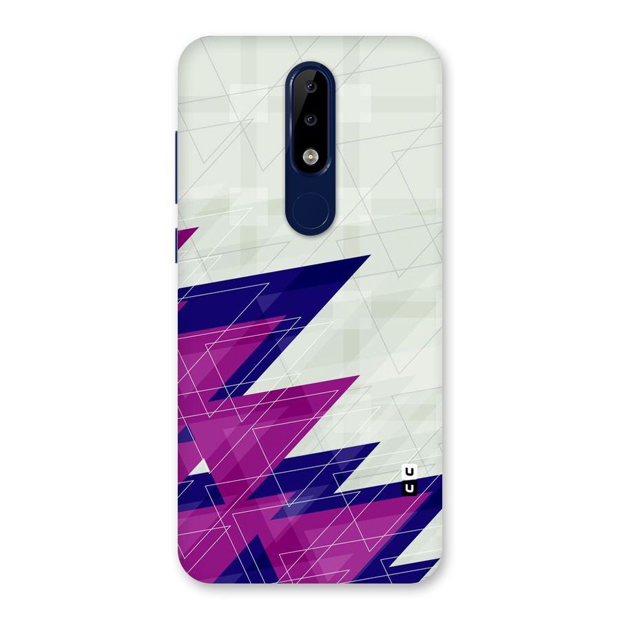 Sharp Abstract Design Back Case for Nokia 5.1 Plus