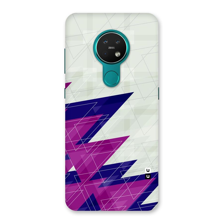 Sharp Abstract Design Back Case for Nokia 7.2