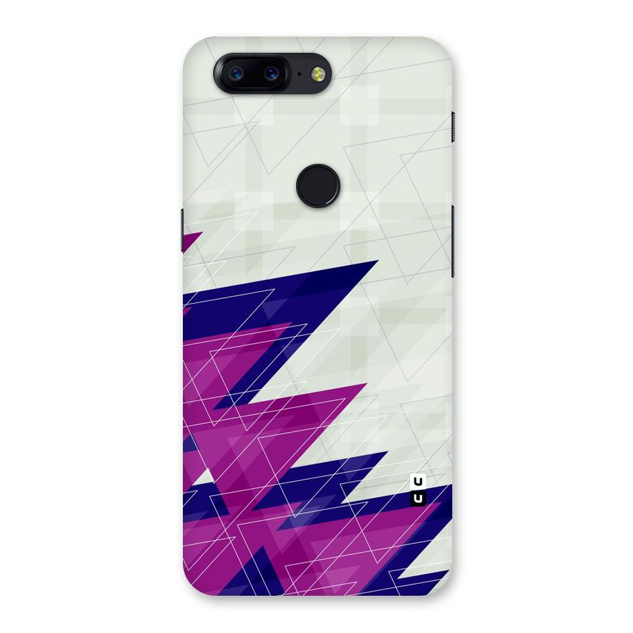 Sharp Abstract Design Back Case for OnePlus 5T