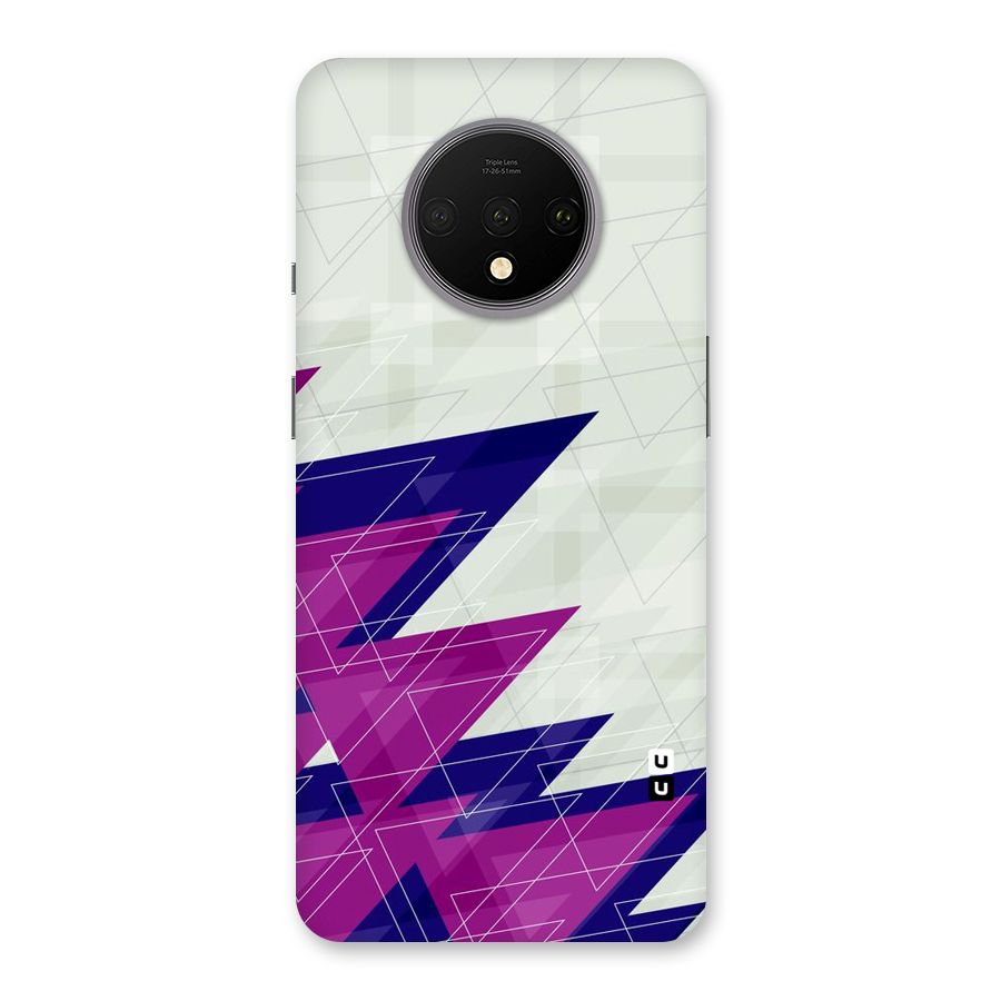 Sharp Abstract Design Back Case for OnePlus 7T