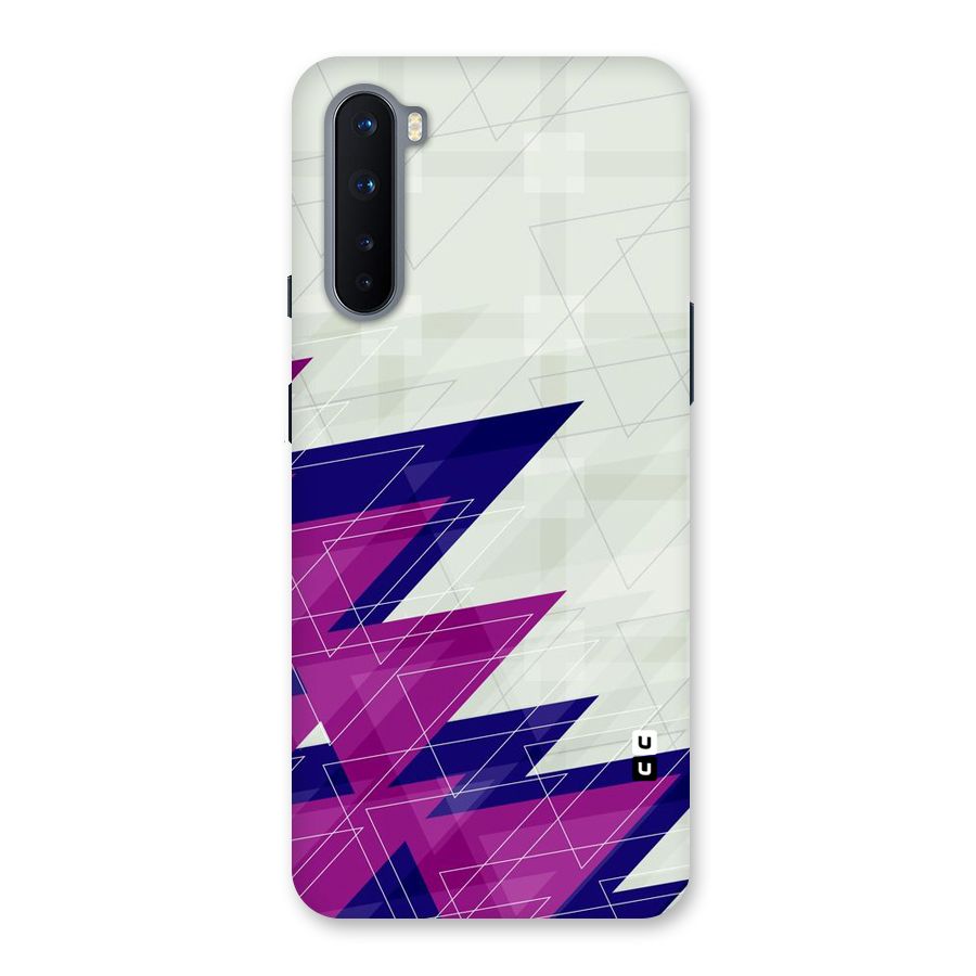Sharp Abstract Design Back Case for OnePlus Nord