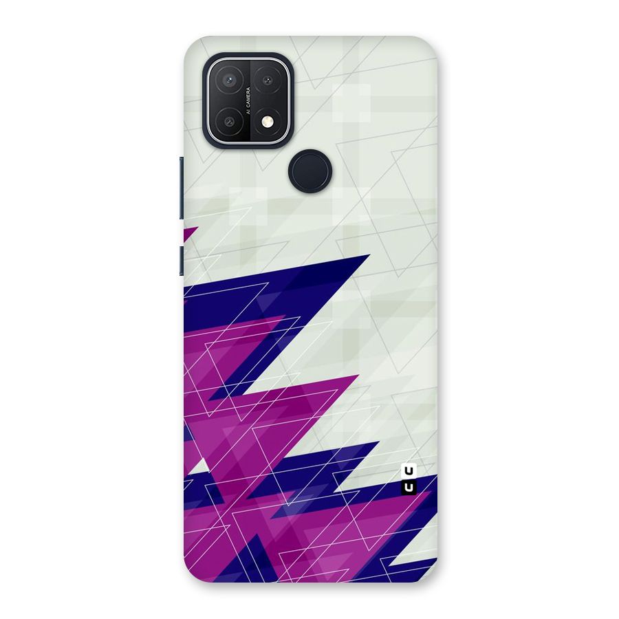 Sharp Abstract Design Back Case for Oppo A15