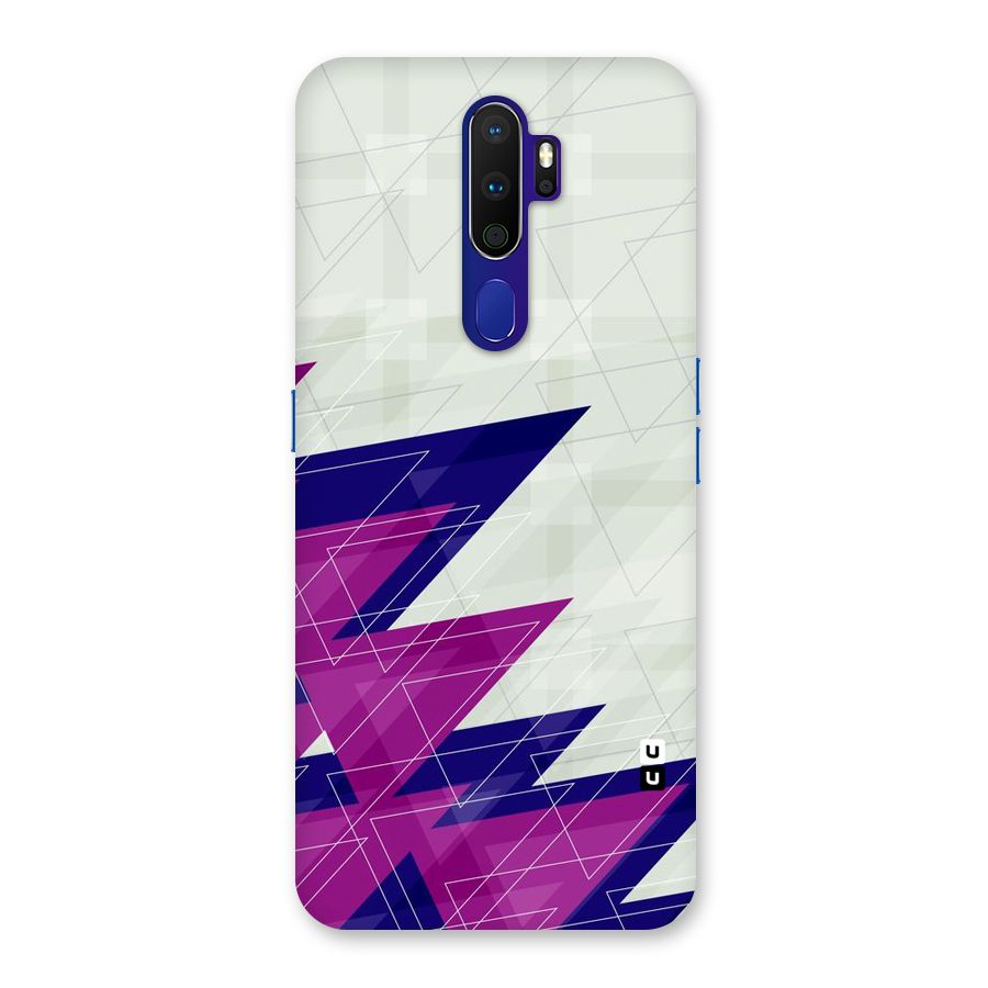 Sharp Abstract Design Back Case for Oppo A9 (2020)