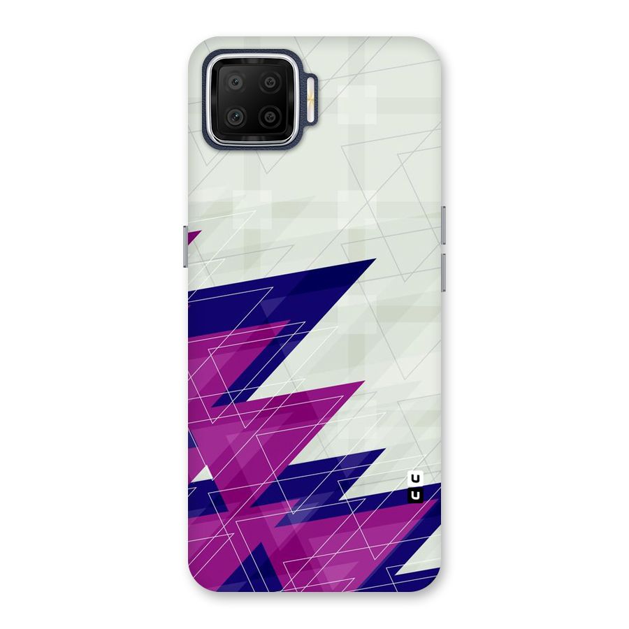 Sharp Abstract Design Back Case for Oppo F17