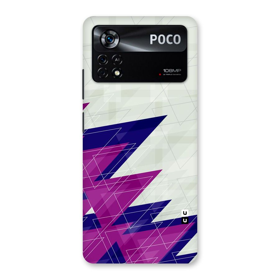 Sharp Abstract Design Back Case for Poco X4 Pro 5G