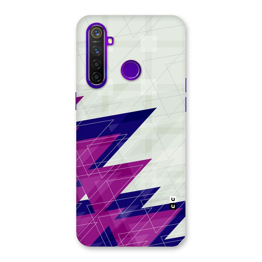 Sharp Abstract Design Back Case for Realme 5 Pro