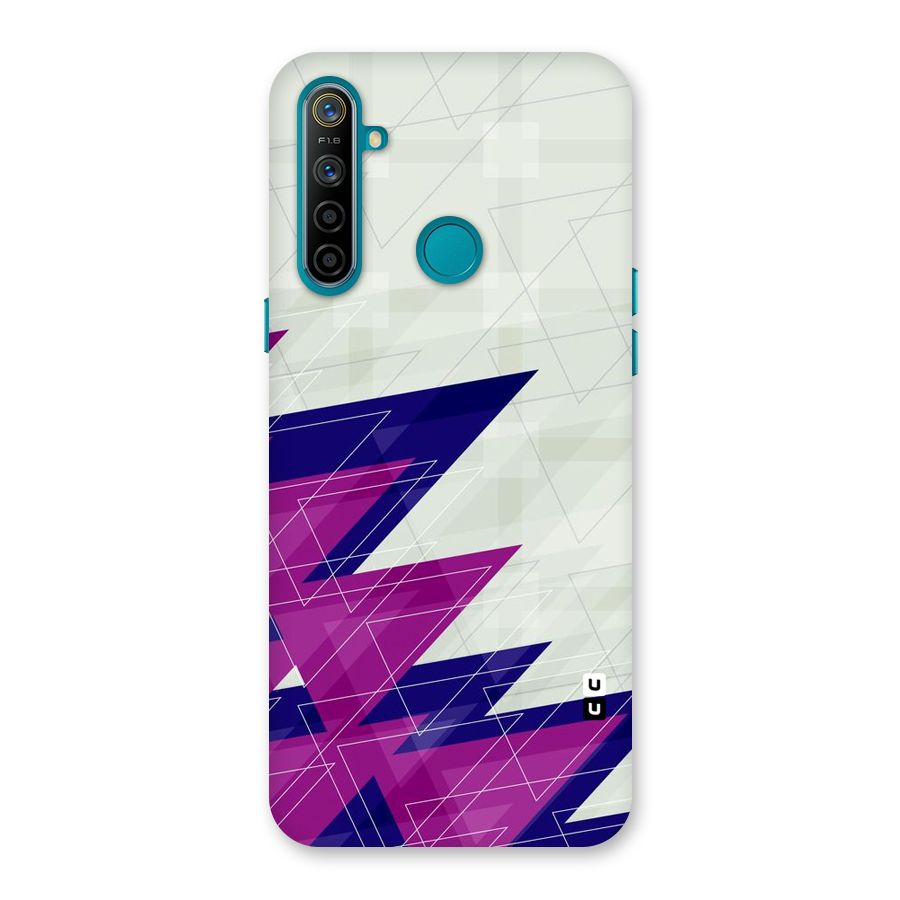 Sharp Abstract Design Back Case for Realme 5i