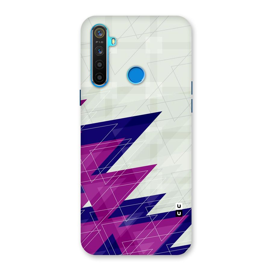 Sharp Abstract Design Back Case for Realme 5s