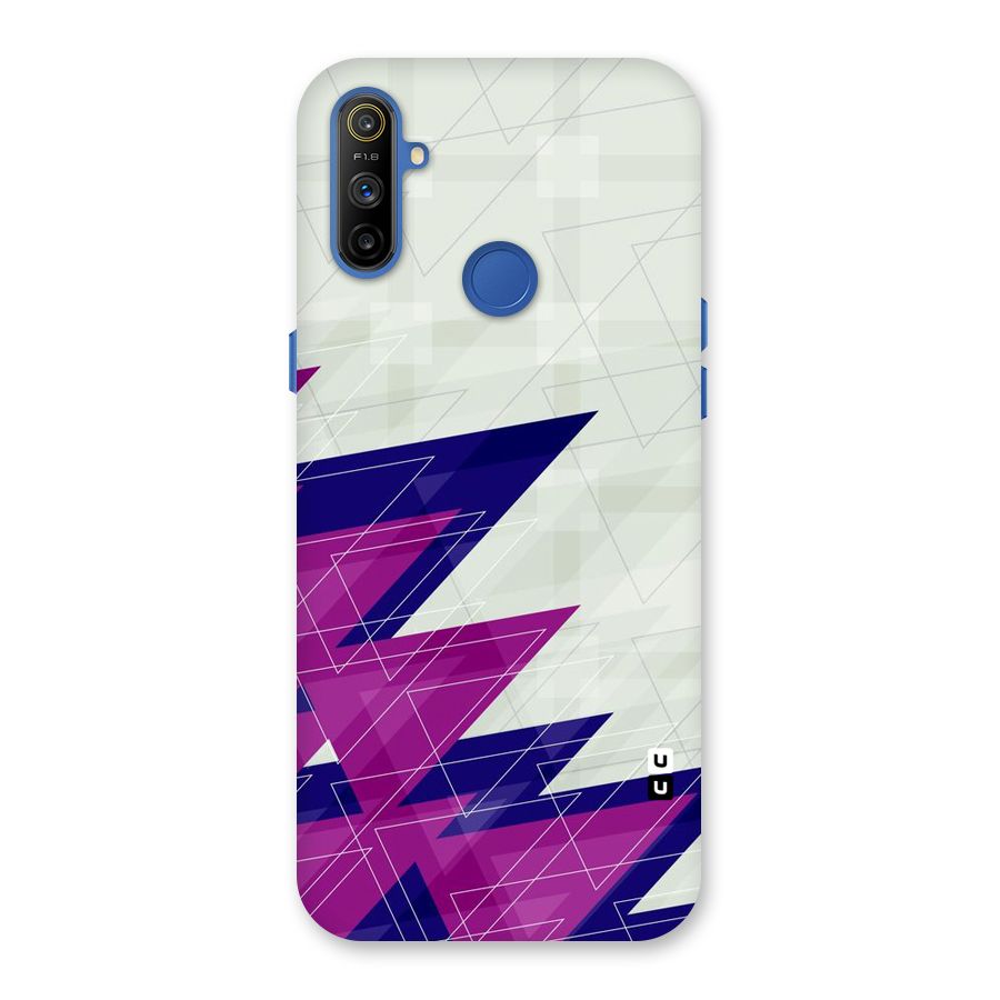 Sharp Abstract Design Back Case for Realme Narzo 10A