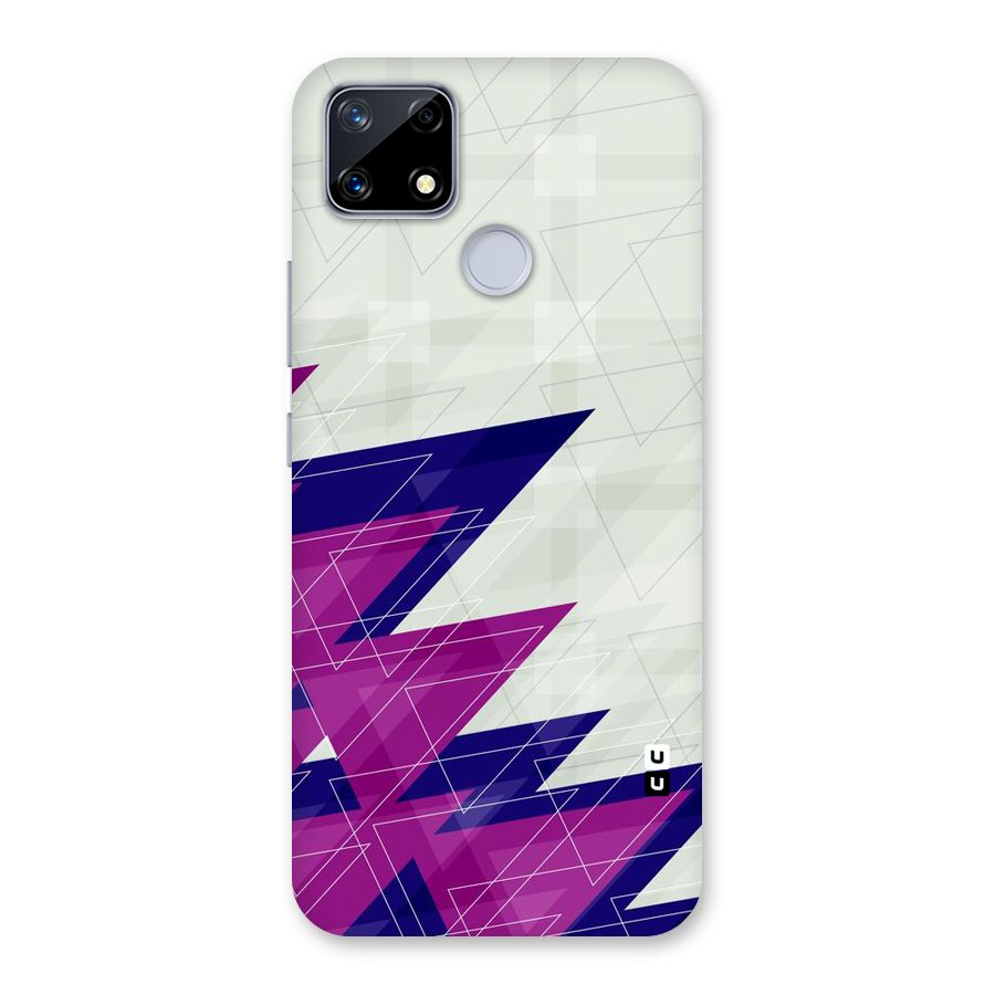 Sharp Abstract Design Back Case for Realme Narzo 20