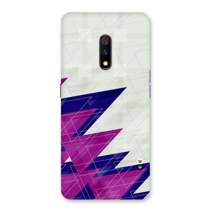 Sharp Abstract Design Back Case for Realme X