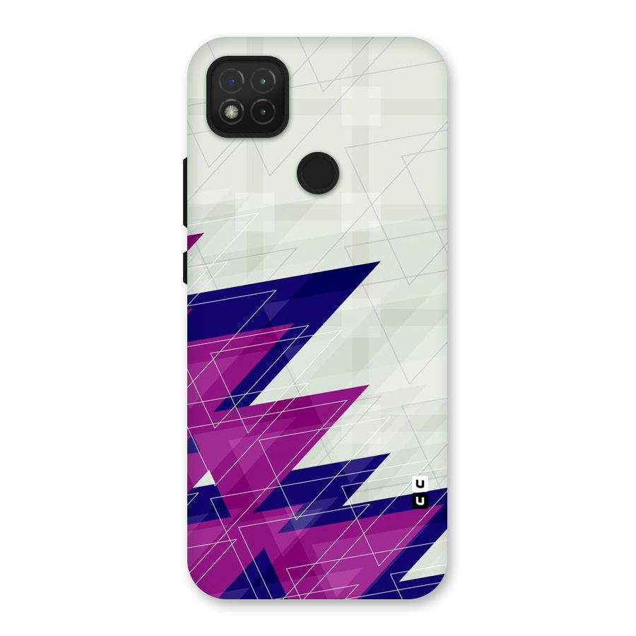 Sharp Abstract Design Back Case for Redmi 9