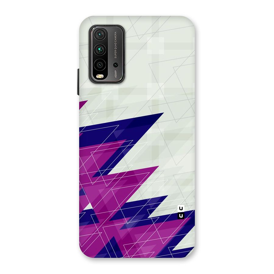 Sharp Abstract Design Back Case for Redmi 9 Power