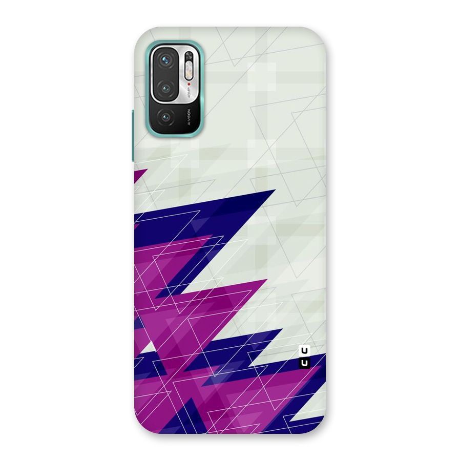 Sharp Abstract Design Back Case for Redmi Note 10T 5G