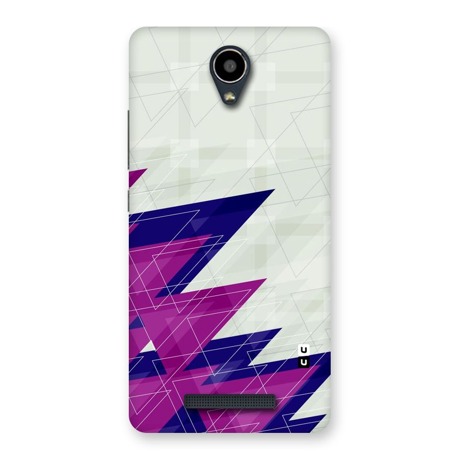 Sharp Abstract Design Back Case for Redmi Note 2