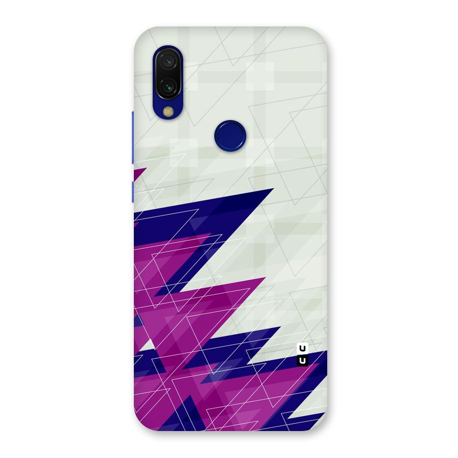 Sharp Abstract Design Back Case for Redmi Y3