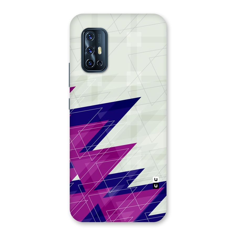 Sharp Abstract Design Back Case for Vivo V17