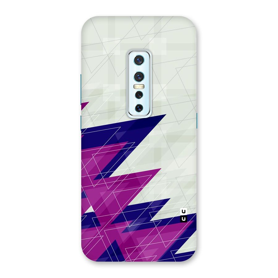 Sharp Abstract Design Back Case for Vivo V17 Pro
