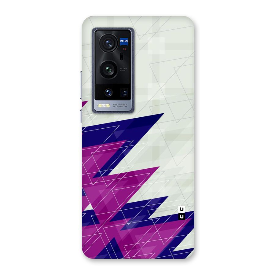 Sharp Abstract Design Back Case for Vivo X60 Pro Plus
