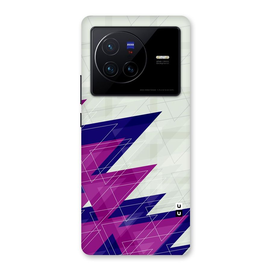 Sharp Abstract Design Back Case for Vivo X80