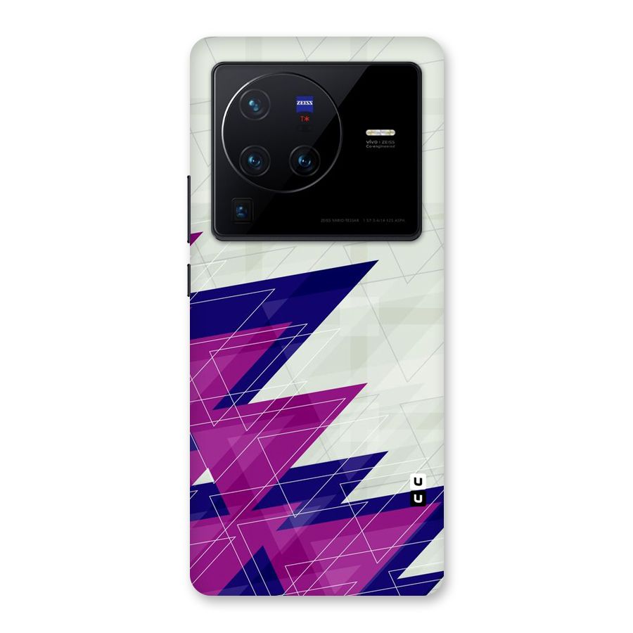 Sharp Abstract Design Back Case for Vivo X80 Pro