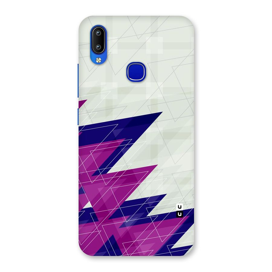 Sharp Abstract Design Back Case for Vivo Y91