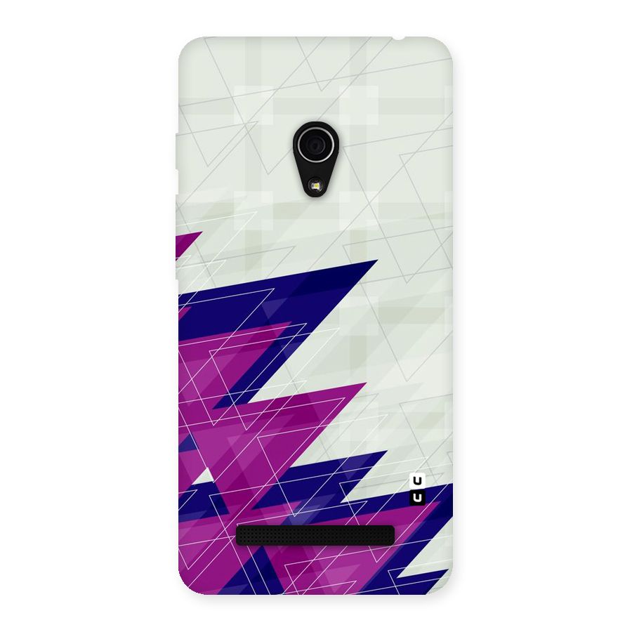 Sharp Abstract Design Back Case for Zenfone 5