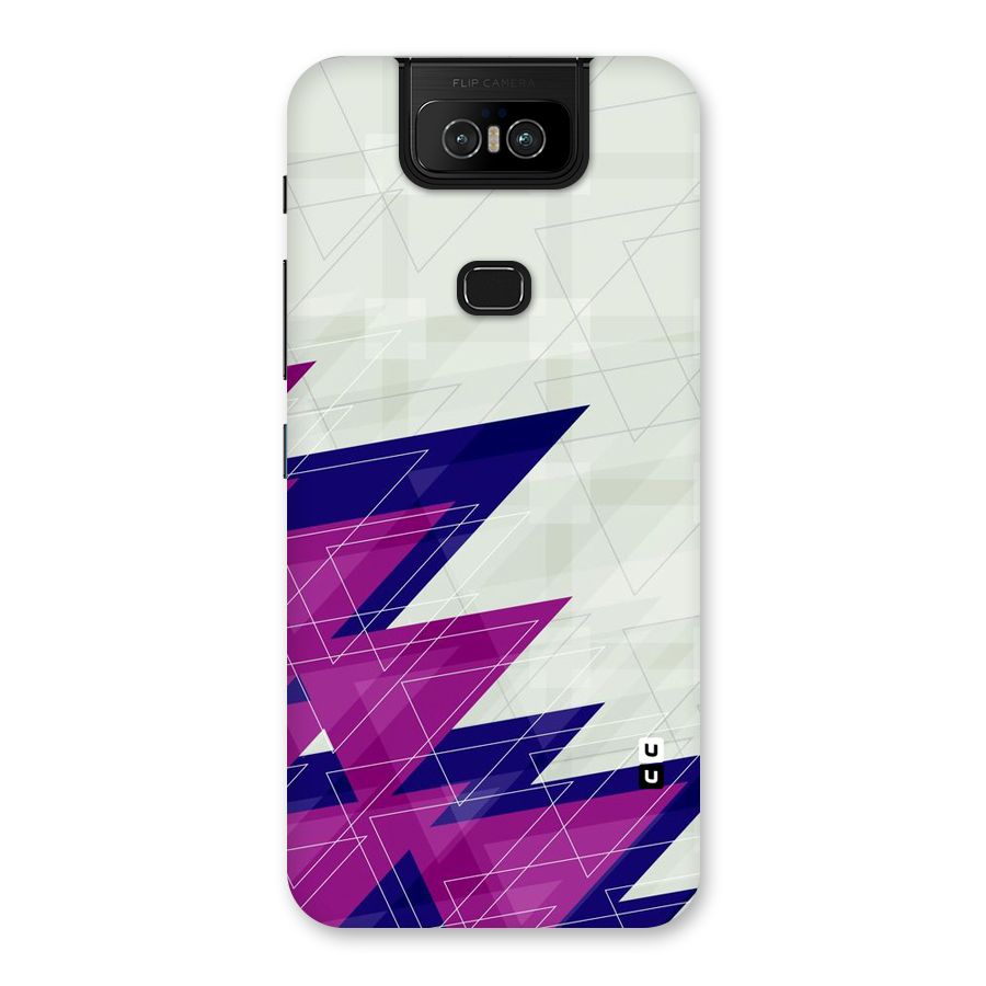 Sharp Abstract Design Back Case for Zenfone 6z
