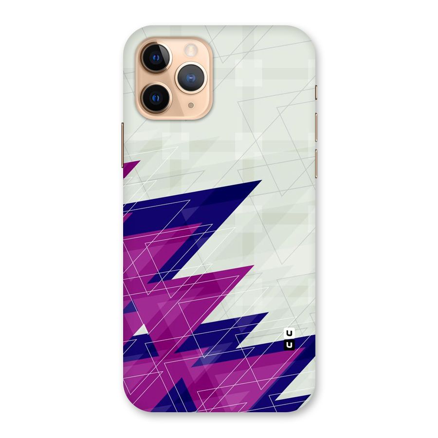 Sharp Abstract Design Back Case for iPhone 11 Pro